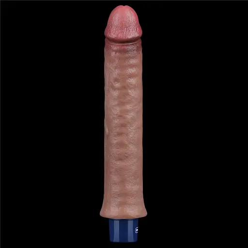 Реалістичний вібратор Lovetoy Real Softee 24.5 см коричневий - фото 3