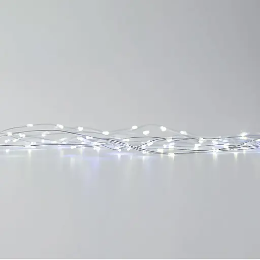 Новогодняя гирлянда комнатная нить GarlandoPro 22 м 220 LED белый провод Белый свет W220LED22MWW - фото 4