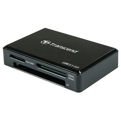 Кардридер Transcend USB 3.1 Gen 1 Type-C Multi Card Black (TS-RDC8K2) - фото 1