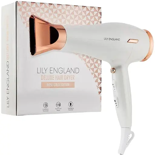 Фен Deluxe - рожеве золото