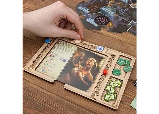 Планшет Tower Rex ігронайзер гравця для гри Жах Аркгема. Третє видання Arkham Horror Player Board (5779) - фото 5