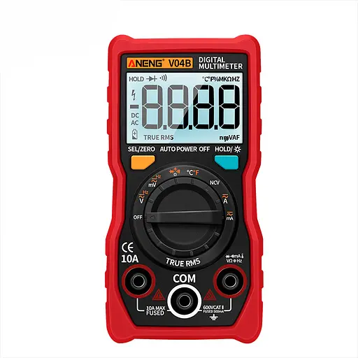Мультиметр ANENG AN-V04B, измерение: V, A, R, F, с емкостным диодом (SP) - фото 2