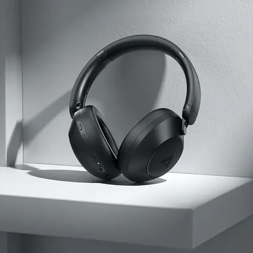 Наушники Acefast H3 active noise canceling wireless headset Black - фото 5