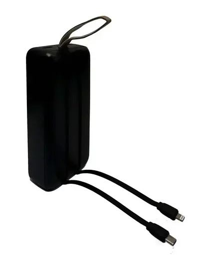 Портативное зарядное устройство для Power Bank KP KPG-301 30000 mAh с дисплеем 2 в 1 Черный - фото 5