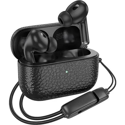 Бездротові TWS навушники Hoco EQ9, вакуумні, BT5.3, 40mAh, 300mAh, 7h, black