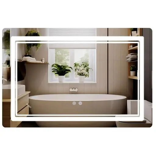 Дзеркало Qtap Cardinal (CA2) прямокутне з LED-підсвічуванням Touch QT0478C806048457 - фото 1