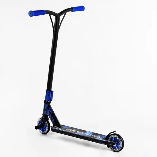 Самокат трюковий Best Scooter 72х13х58 см Синьо-чорний 000231662 - фото 4