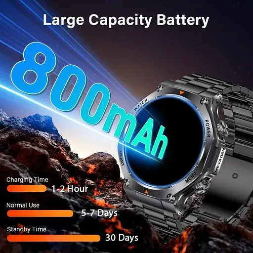 Годинник розумний наручний Smart Mevaden Ulpa Steel (2 ремінці) - фото 5