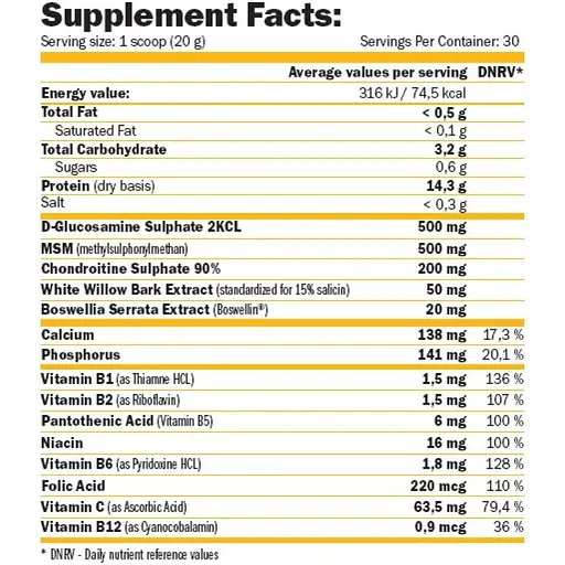 Комплекс для зв'язок і суглобів Amix Osteo Ultra JointDrink шоколад 600 г - фото 3