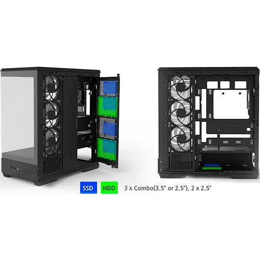 Корпус Zalman P50 DS белый (P50DSWHITE) без блока питания - фото 5