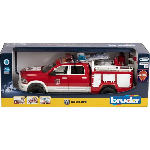 Іграшкова машинка Bruder Пожежна машина RAM 2500 1:16 (02544) - фото 10