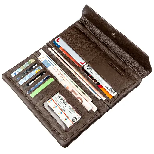 Женский кожаный кошелек-клатч ST Leather 19х10 см acs0014978 - фото 3