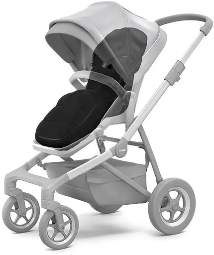 Теплый конверт-накидка Thule Footmuff City Midnight Black (TH 11000304) - фото 2