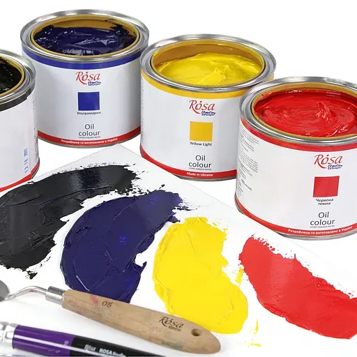 Фарба олійна Білила титанові (502) 490 мл Rosa Studio - фото 3