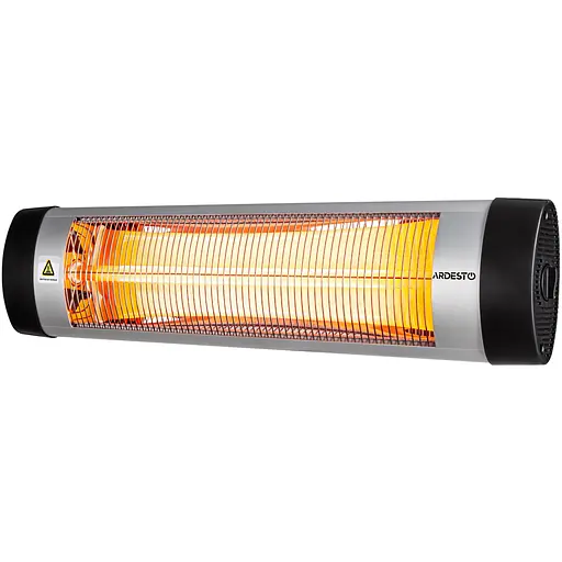 Инфракрасный обогреватель Ardesto 3,0 кВт, площадь обогрева 30 кв.м., серебристый (IH-3000-Q1S) - фото 1