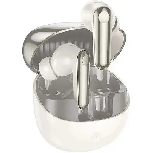 Беспроводные TWS наушники Hoco EQ11, BT5.3, 40mAh, 400mAh, 7h, 35h, вакуумные, milky white