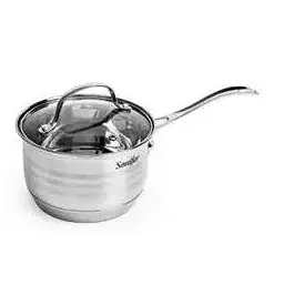 Ковш с крышкой SS "Sonifer" 5сл.инд.дно 1.9л