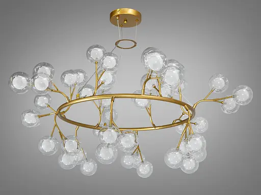 Високоефективна новинка, люстра "Світлячок" для зали, вітальні,54 ламп - фото 2