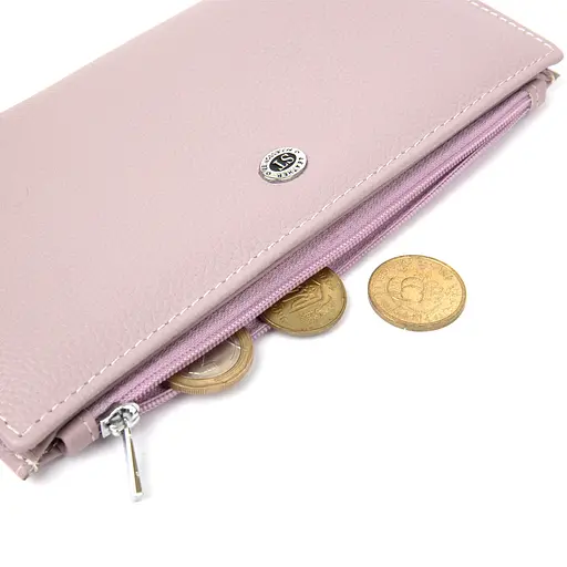 Женский кожаный кошелек ST Leather 19х9.5х1.5 см acs0018196 - фото 6