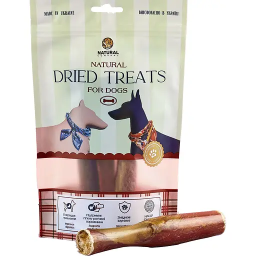 Ласощі для собак Natural стравохід яловичий 90 г