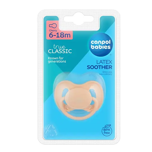 Пустышка Canpol babies Nude латексная круглая 6-18 мес. в ассортименте (23/224_ru) - фото 9