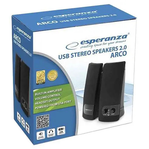 Акустическая система Esperanza 2.0 Arco Black (EP119) - фото 3