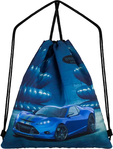 Мешок для обуви Winner Машина для мальчика 45х40 см Синий (M-51)