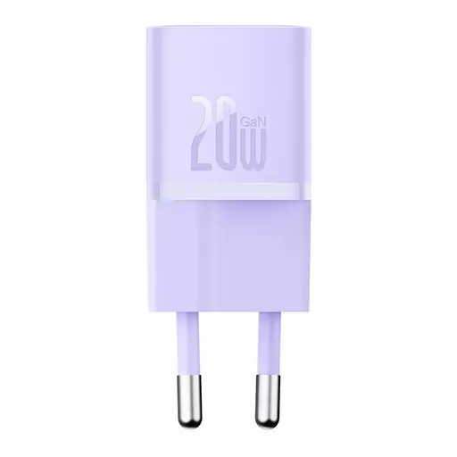 Зарядное устройство Baseus GaN5 FC mini 1C 20W (CCGN050105) фиолетовое - фото 2