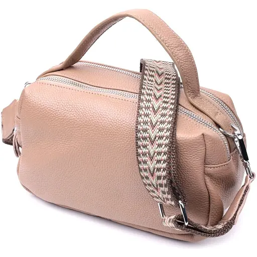 Прямоугольная сумка для женщин Vintage на два отделения из натуральной кожи 22х13х11 см sum0028995 - фото 1