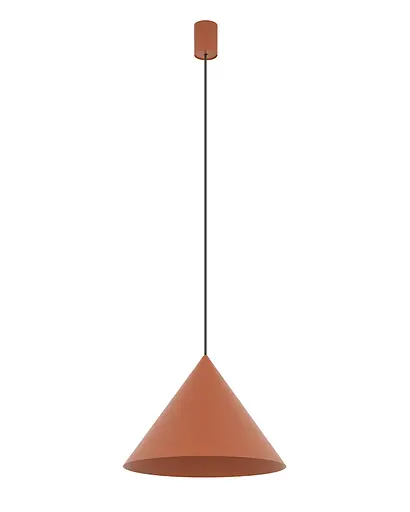 Підвісний світильник, люстра Nowodvorski 11486 Zenith M GU10 1x20W IP20 Теракотовий - фото 1