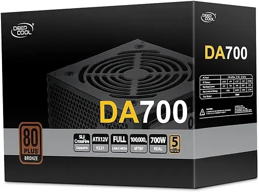 Блок живлення Deepcool DA700 (DP-BZ-DA700N) 700W 80 PLUS Bronze (DA700) Б/в - фото 6