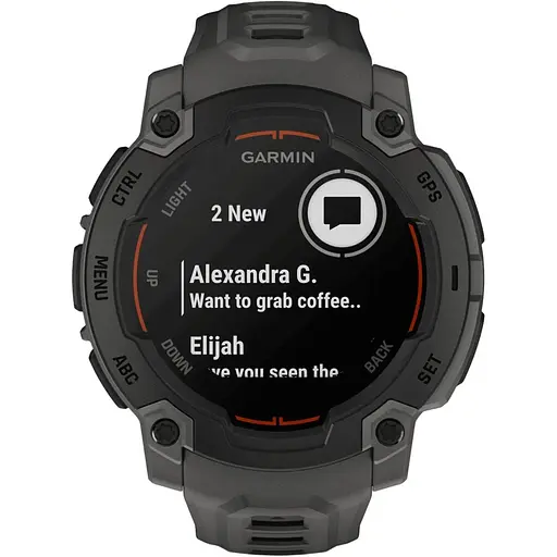 Смарт-годинник Garmin Instinct E 45mm Black with Charcoal Band (010-02933-00) [125567] - фото 7