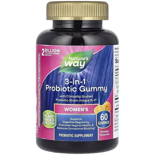 Пробіотик Nature's Way Probiotic Women's 3в1 Gummy, 60 желейок для жінок