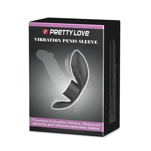 Виброкольцо Pretty Love Master Ring 11 см (черный) - фото 13