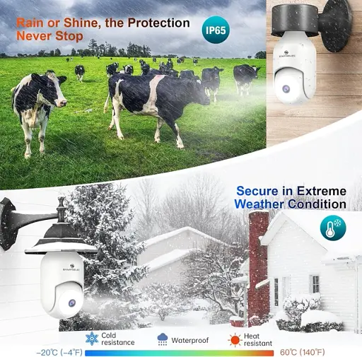 Лампочка наружная SYMYNELEC Р6 2560Х1440Р IP-камера Wi-Fi (P-202543) - фото 4