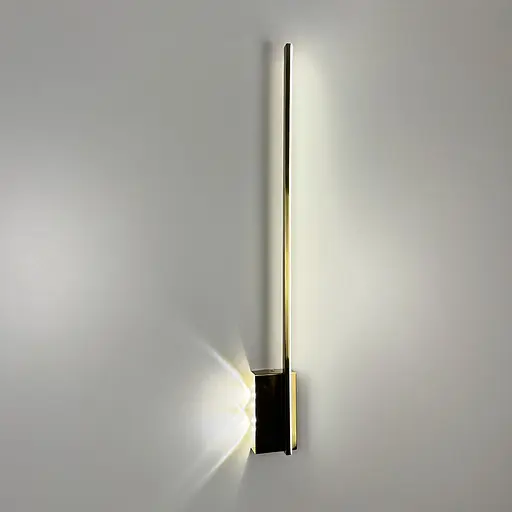 Бра у латунному корпусі із лінзами по лівій стороні 80 см Арт. WJ 011/800 R AB Line F - фото 5