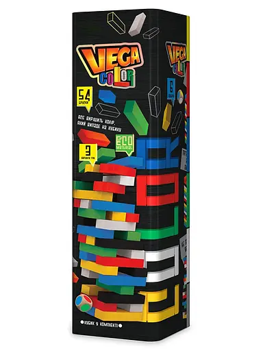 Розвиваюча настільна гра Vega Color, Danko Toys, GVC-01U