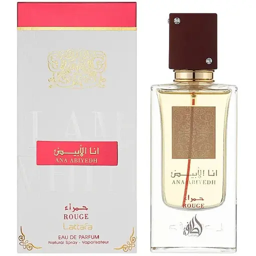 Парфюмированная вода оригинал Lattafa Perfumes Ana Abiyedh Rouge 60 мл - фото 1
