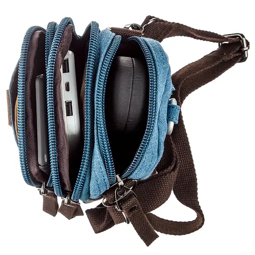 Чоловіча барсетка Vintage 17х13х6 см acs0016106 - фото 5