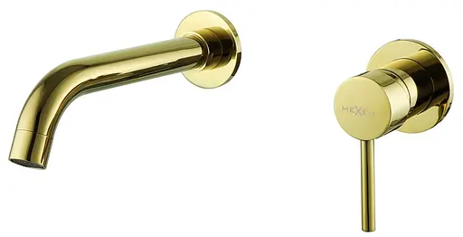 Смеситель для умывальника Mexen Alma Gold скрытого монтажа MEX-75015-50 Золотой - фото 1