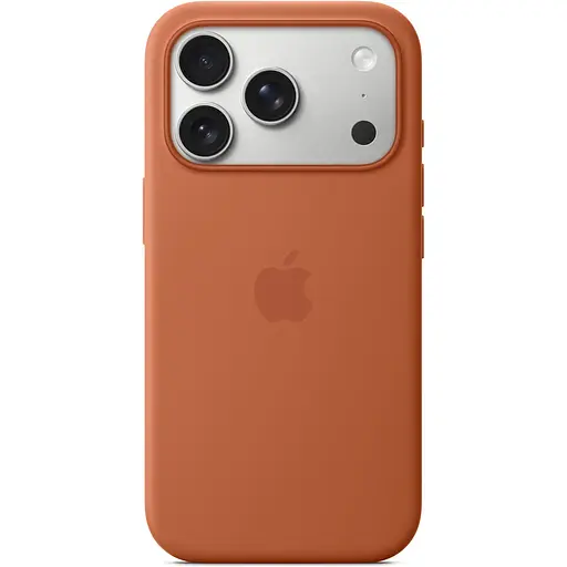 Чехол Silicone Case with Button, Animation, MagSafe для Apple iPhone 17 Pro Terra Cotta ААА (149947) - фото 3