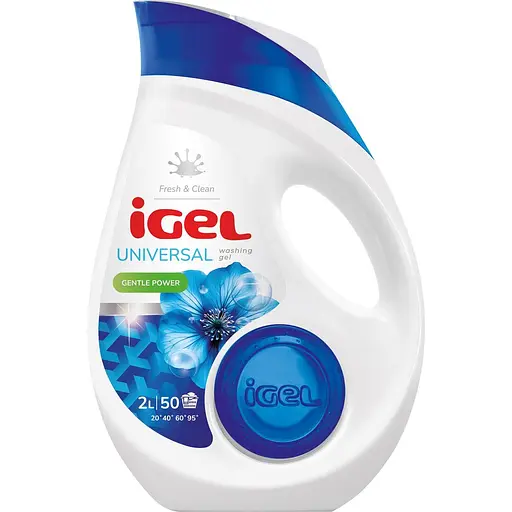 Гель для прання iGel Universal з ароматом свіжості 2 л