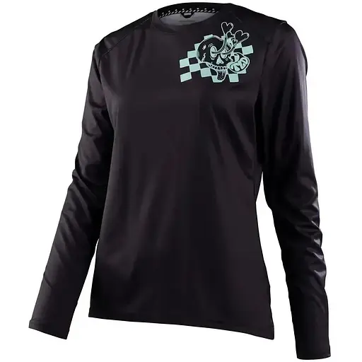Велоджерси Troy Lee Designs Wmns Lilium LS Jersey Micayla Black M (1106-358958013)