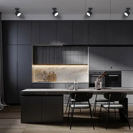 Спот Ledcoin ML411-1 під лампу чорний - фото 2