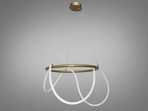 Нова люстра Шланг з серії "Роуплайт" в кабінет, 32W, бронза - фото 1