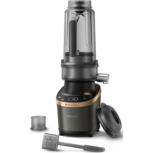 Блендер Philips Flip&Juice стационарный 1500 Вт медно-черный (HR3770/00) - фото 7