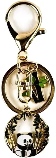 Брелок металевий Панда 7 см (В асортименті)