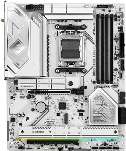 Материнська плата ASRock B850 STEEL LEGEND WIFI Socket AM5 - фото 2