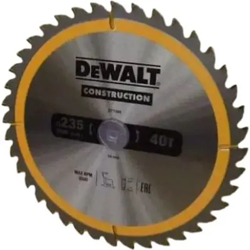 Диск пиляльний DeWalt Construction 235 х 30 мм 40 зубів (DT1955)