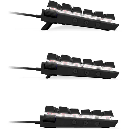 Клавіатура NZXT Function MiniTKL RGB Gateron Linear Red Switches ENG USB Matte Black (KB-175US-BR) - фото 4